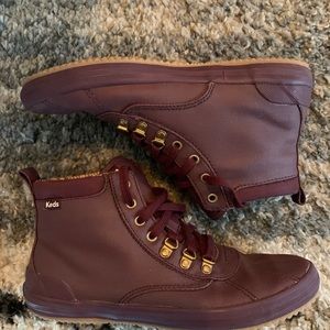 Keds Scout Boot II, burgundy, size 9
